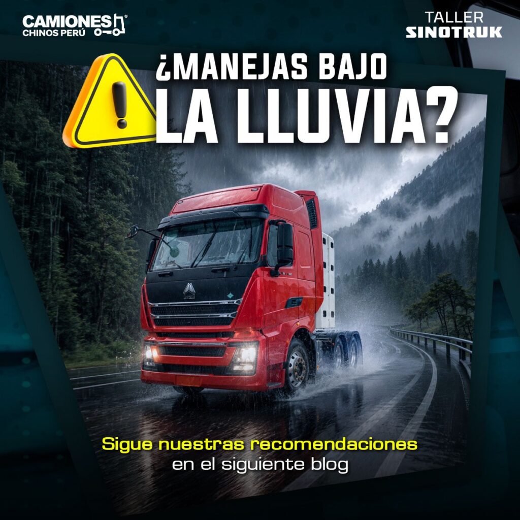 ¿Tu camión Sinotruk está preparado para enfrentar la lluvia?